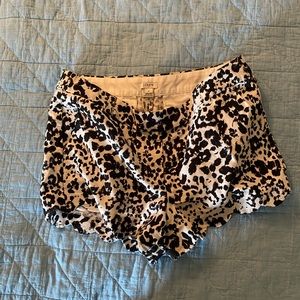 Animal print 3” Jcrew shorts